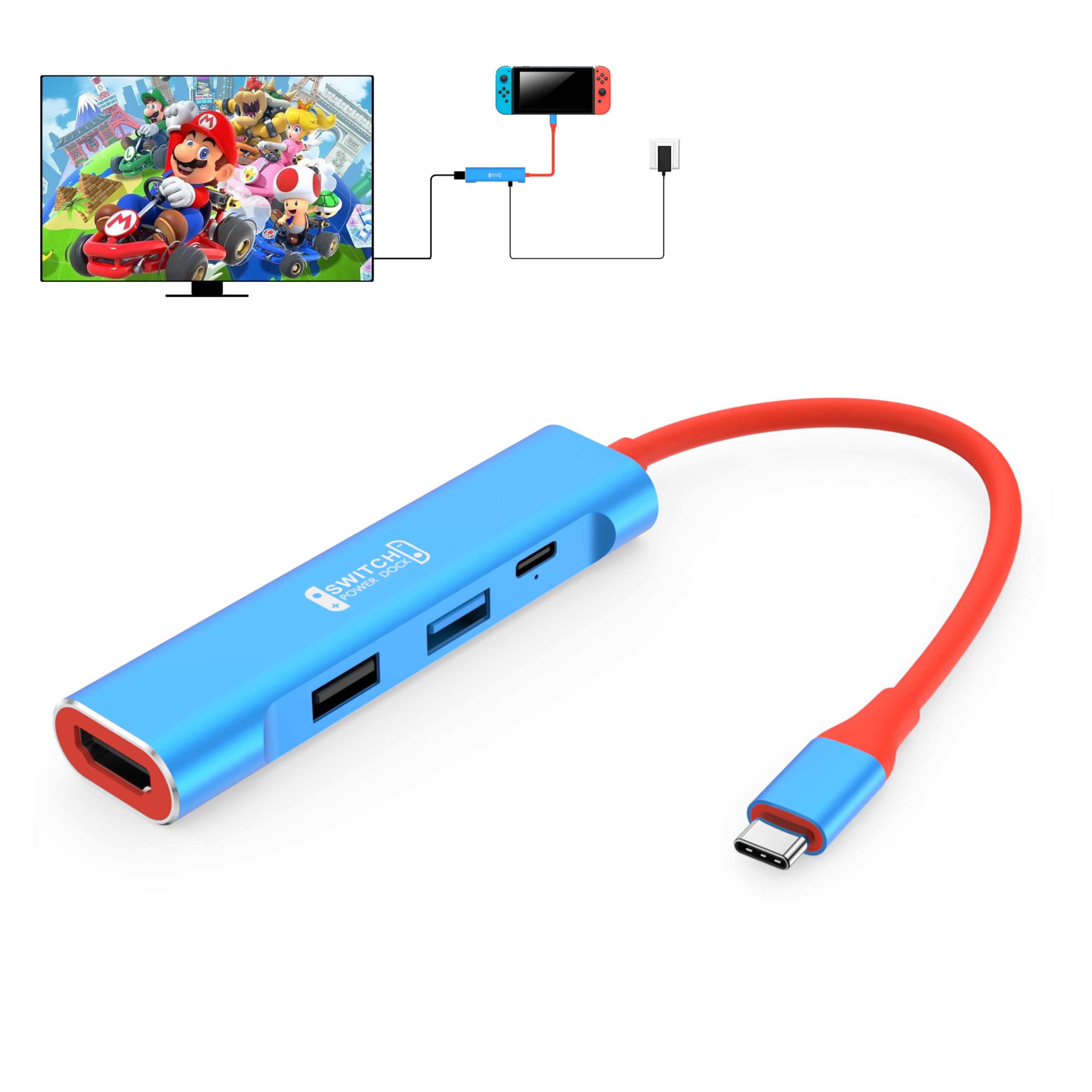 任天堂　switch Amazon.com: RREAKA TV Dock for Nintendo Switch 2 / Switch/Switch